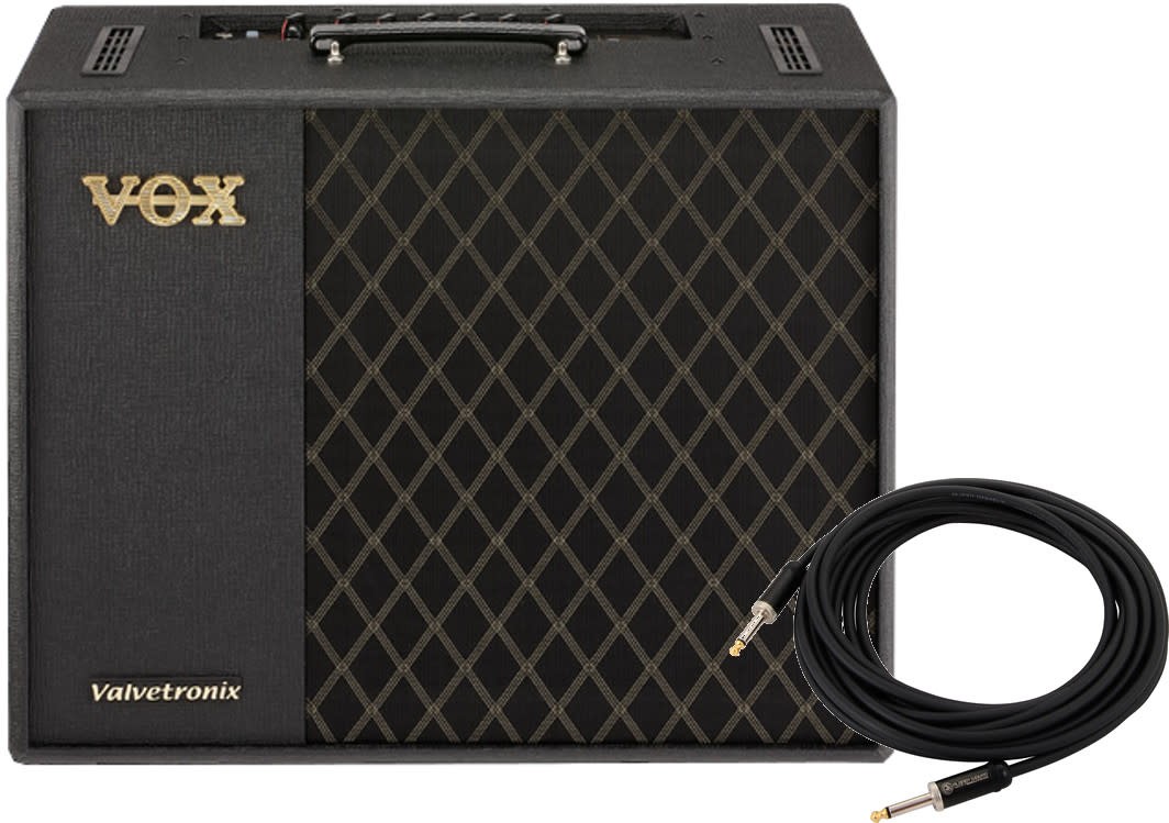 VOX VT100X Digital Modeling Guitar Amplifier w American Stage 20 Instrument Ca 111990₽