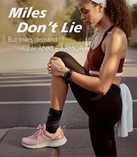 WHCOOL Flat Knitting Ankle Brace For Women Men, 7-Zone Dynamic Compression Sleev