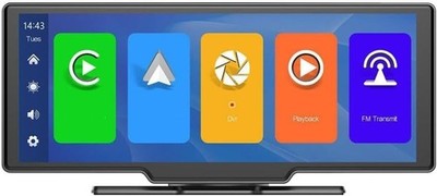 Hikity CarPlay 9.3 Inch Dashcam smart screen player Wireless CarPlay 1080P A3179