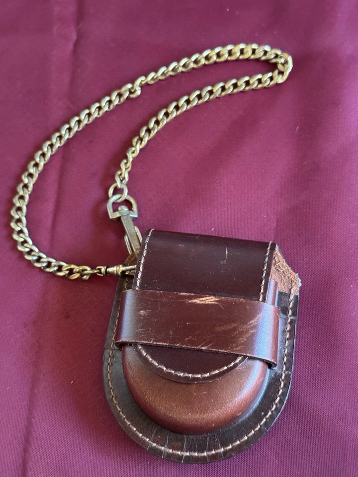 Majestron Watch Mens Stainless Steel Gold Easy Read Quartz W/ Leather Case - Image 2 of 4