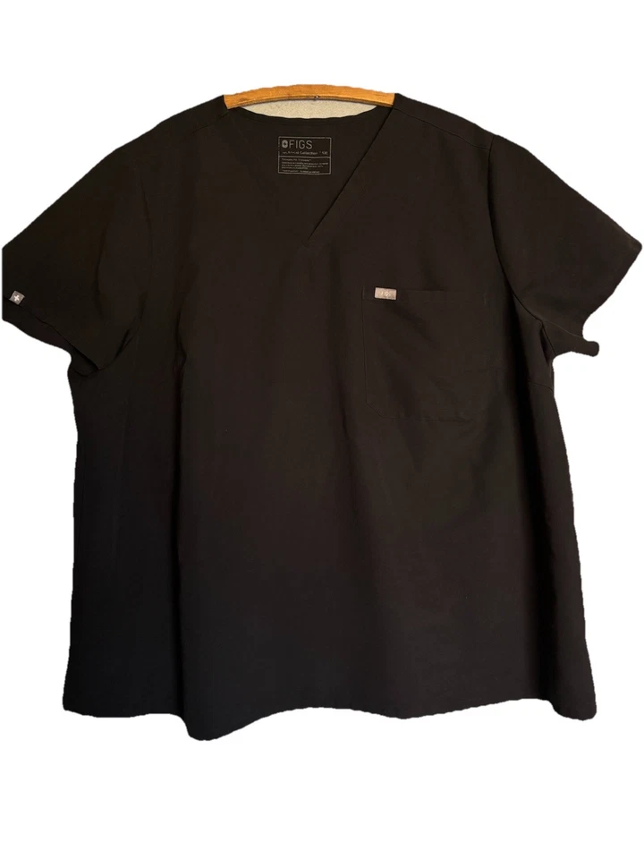 FIGS One Pocket V-Neck Scrub Top Womens Plus Size 5X Medical Nurse Hospital - Image 3 of 4