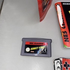 Donkey Kong Game Boy Advance NES classics GBA CIB damaged box 