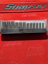Snap-on Brand New Chrome 38drive 8 To 19 Mm 6-point Deep Socket Set 212sfsmy