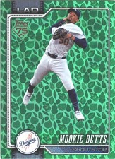 MOOKIE BETTS 2026 Topps Series One #41 Green Holiday Foil NM Dodgers