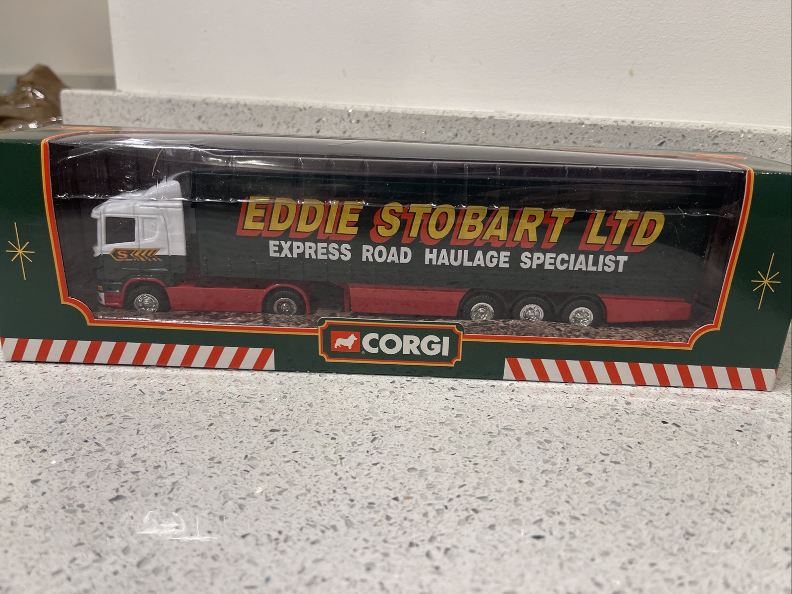 Corgi Eddie Stobart  Scania Cab Curtainside Trailer 59503 1/64 Scale  MIB
