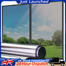 5M One-way Mirror Effect Window Film Tint UV Sunshade Reflective Privacy Sticker