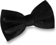 Velvet Bow Ties for Men, Pre-Tied Adjustable Mens Bow Tie Tuxedo Men'S Bowtie fo