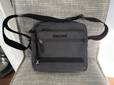 TUMI Tumi Dalston Clifton Crossbody Masonry Grey and Leather
