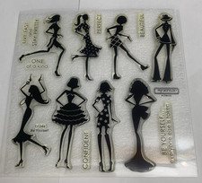 CTMH My ACRYLIX Acrylic Decorative Stamps Everyday Life D1349 Be Yourself