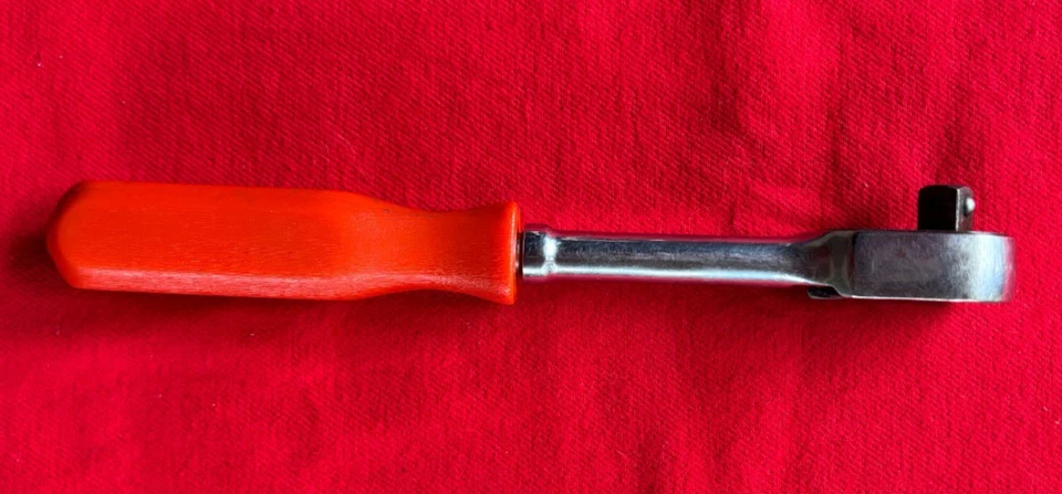 MAC TOOLS 3/8 DR TRINQUETE XR8PA usado mango de plástico de 8 pulgadas de largo sin marcas del propietario Foto 2 de 4