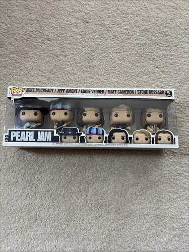 Funko Pop! Rocks Pearl Jam 5-Pack Eddie Vedder Band Vinyl Figures NEW Sealed
