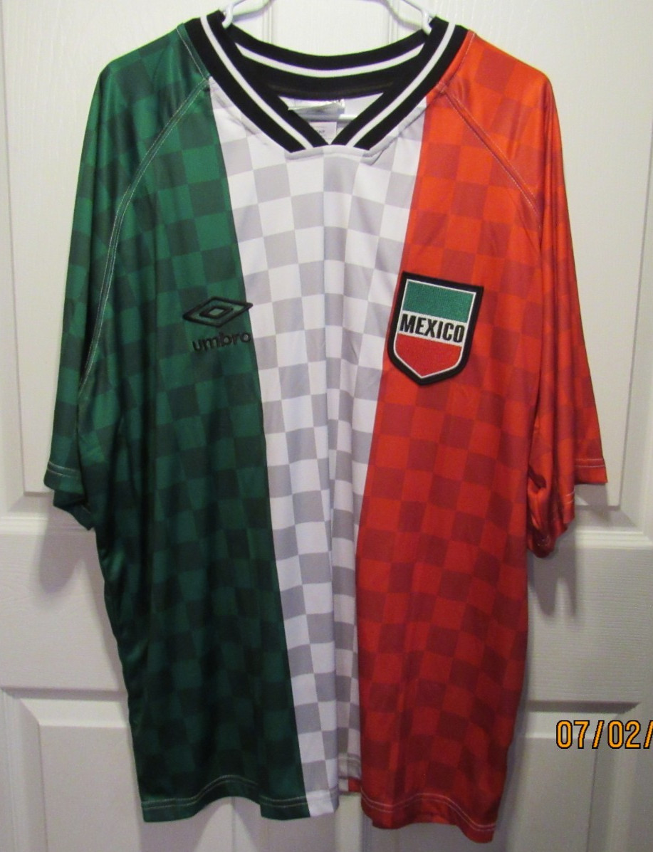 Umbro Mexico Soccer Jersey Small S NWT 100% Polyester