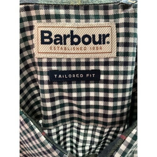 Barbour Men's Blue Graphic Print Shirt - Picture 3 of 4