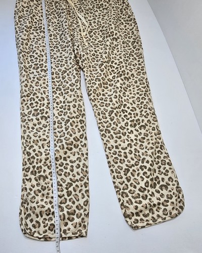 CAPTURE Size 18 Animal Print Linen Blend Pants As New - Picture 3 of 8
