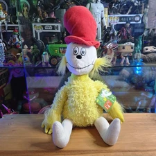 Kohls Cares Plush Sam I Am Dr Seuss 17" Stuffed Animal Toy Yellow Red Hat