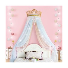 Bed Canopy for Girls, a Princess Bed Canopy with Lights Featuring an Elegant ...