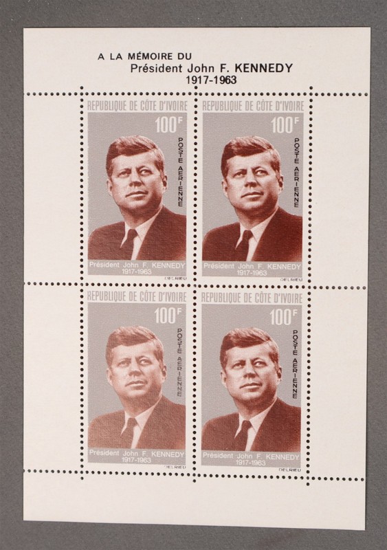 MayfairStamps Ivory Coast John F Kennedy Souvenir Sheet aaz_22367