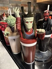 Vintage Taco Bell 1999 Star Wars Phantom Menace Cup Toppers With Cups Set Of 12