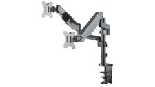 Ramię biurkowe 2X TV LED/LCD 17-32 CALE 8KG sprężyna gazowa 461597