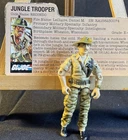 Vintage 1984 G.I. Joe ARAH Recondo Jungle Trooper 3.75” File Card New O-Ring