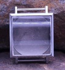 SWISS TANK WRIST WATCH STAINLESS CASE NOS 25.4x33.4mm CASE 16.7mm LUG WIDTH DU 