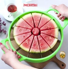1pc Watermelon Cutter: Stainless Steel Fruit Slicer Kitchen Tool - NEW