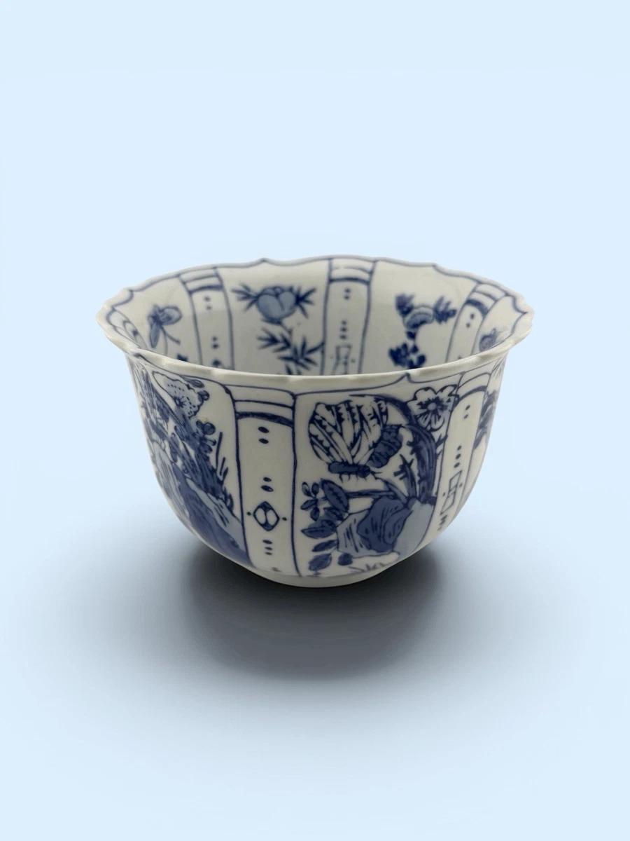 陶瓷蓝色复古原创中国碗| eBay