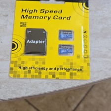 Topesel 32GB MicroSDHC Class 10 High Speed Memory Card 2-Pack with Adapter
