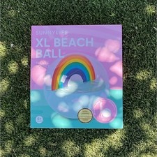 Sunnylife Rainbow Inflatable XL Beach Ball - NIB