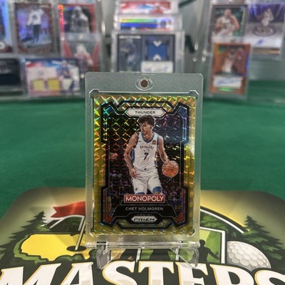 Chet Holmgren 2023-24 Panini Prizm Monopoly Gold Finite Prizm /49