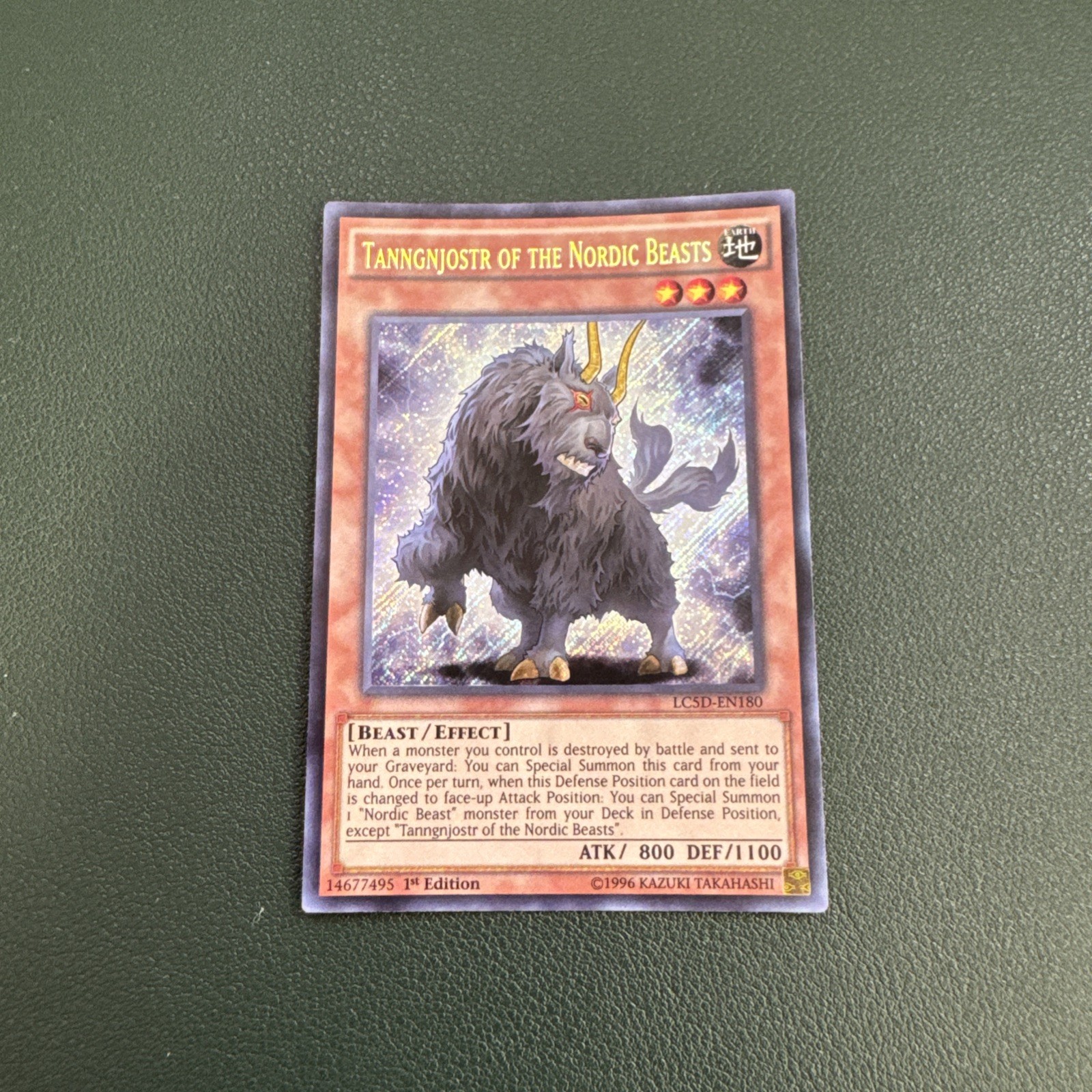 Nordic Beast Tanngnjostr LC5D-EN180 1st Edition Legendary Collection 5Ds