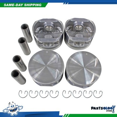 DNJ P311 Std. Complete Piston Set For 94-98 Saturn SC2 SL2 1.9L L4 DOHC 16v