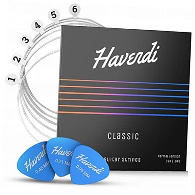  Guitar Strings for classical guitar - brilliant sound quality strings made of 