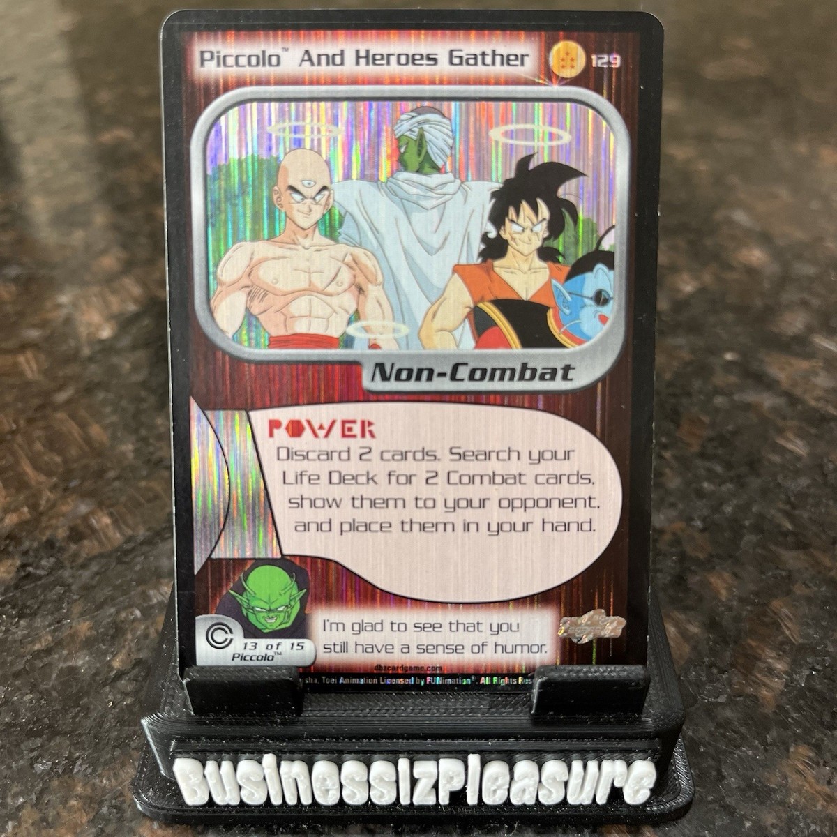 Dragon Ball Z CCG SCORE Piccolo and Heroes Gather Rare Foil #129