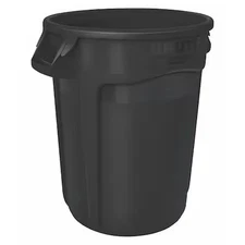 Rubbermaid Commercial 1779739 Brute Trash Can, Round, 55 Gal Capacity, 26 1/2