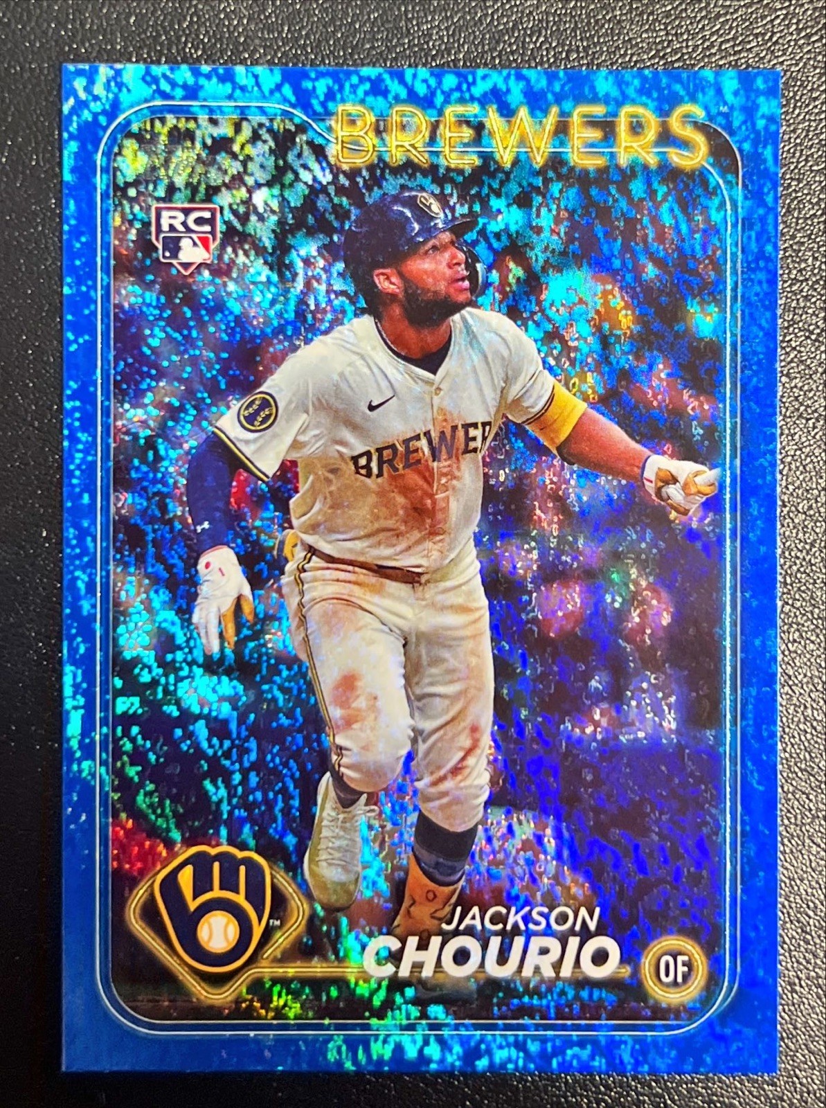 2024 Topps Update JACKSON CHOURIO RC SSP Blue Speckle Foil /999 #US240