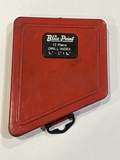 Blue-point By Snap-on Drill Bit Index Case Tool Box Only Usa