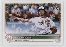 2022 Holiday Mega Box Variation SP (Red/Yellow Candy Cane Sleeve) CJ Abrams 0z9m