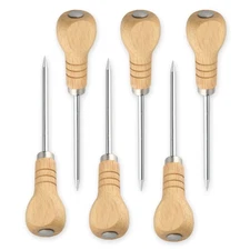 Yzurbu 6pcs Ice Pick for Breaking Ice, Stainless Steel Ice Pick Tool with Saf...