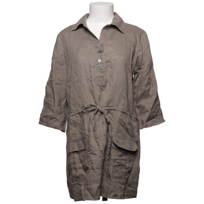 Saks Fifth Avenue, Blusenkleid, Größe: M, Beige, Leinen, Sonstiges, Damen #Z7K