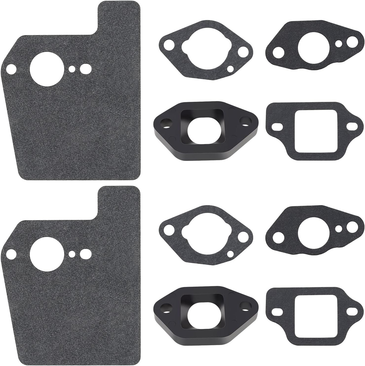 2 Sets Carburetor Insulator Gasket Kit Compatible with Honda GCV160 GCV160A GCV