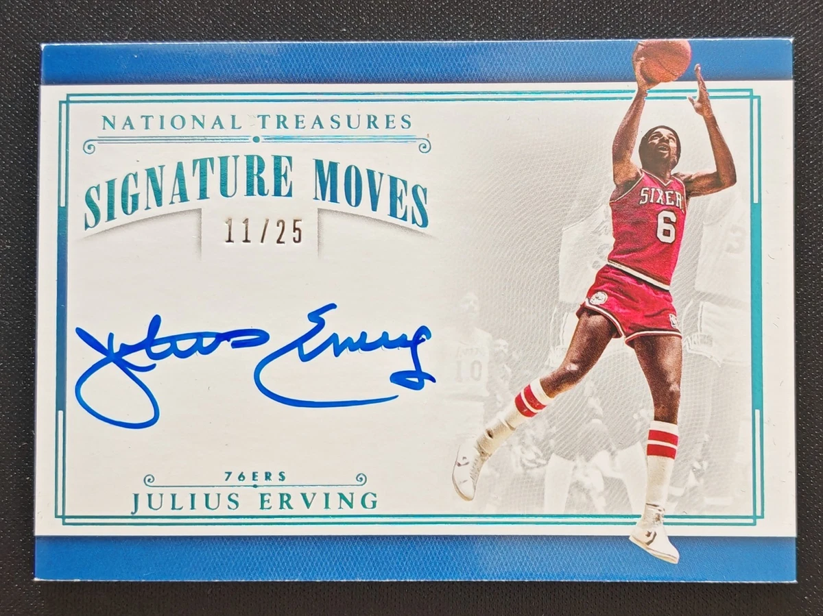 Basketball Julius Erving Original Autographed Sports Trading Cards