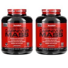 MuscleMeds Carnivor Mass Chocolate Fudge 5.99 lbs Each Pack of 2