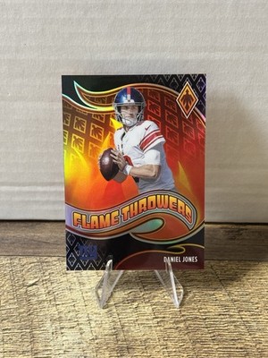 2021 Phoenix Daniel Jones Flame Throwers Black #8/10 JERSEY NUMBER EBAY 1/1