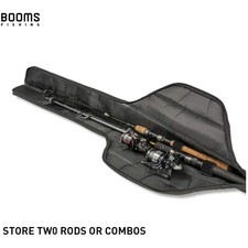Portable Fishing Rod Case, Holds 2 Poles & Re...