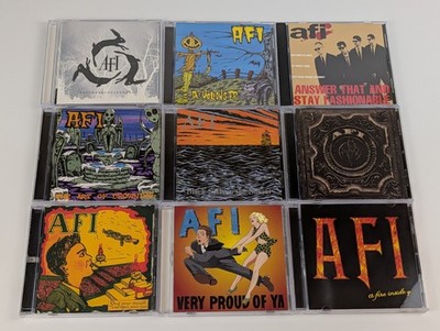 AFI 9 CD Lot Decemberunderground Art of Drowning Black Sails All Hallows +More 
