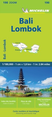Bali-Lombok - Zoom Map 190 Map by Michelin (Sheet map, folded)