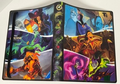Disney Lorcana The First Chapter Villians 9 Pocket Binder Costco Holds 252 Cards