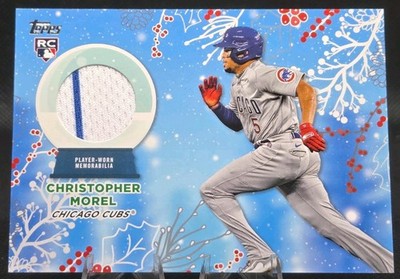 2023 Topps Holiday - Relics Two Colors | Christopher Morel #RC-CMO (MEM, RC)