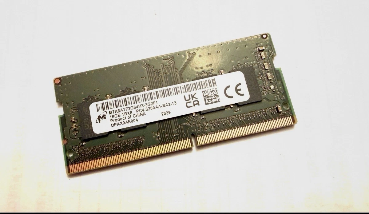 Micron 16GB DDR4 SO-DIMM ノート用メモリー Micron SO-DIMM 16 GB Computer Memory (RAM) for sale | eBay
